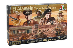 Italeri 6181 BATTLESET : Seconde Guerre mondiale EL ALAMEIN La gare (1/72)