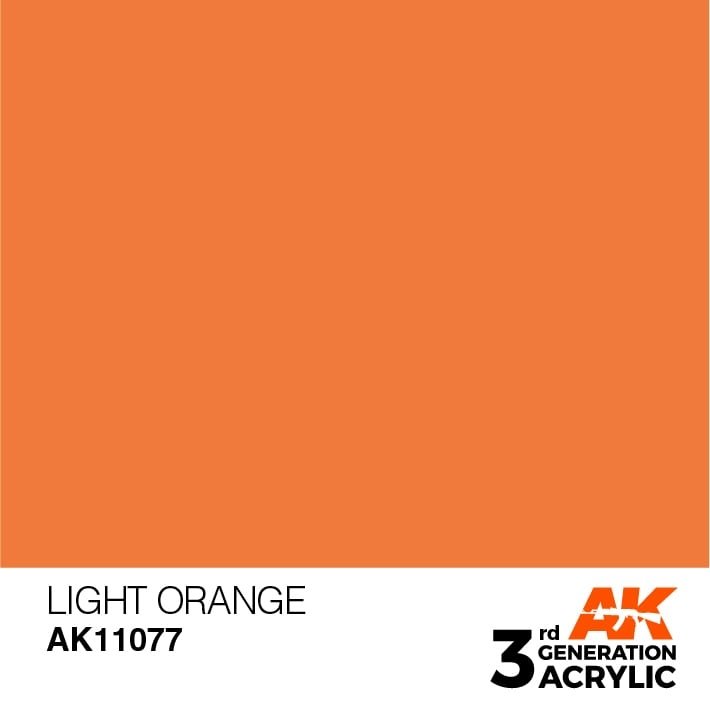 AK Interactive AK11077 Orange clair 17 ml