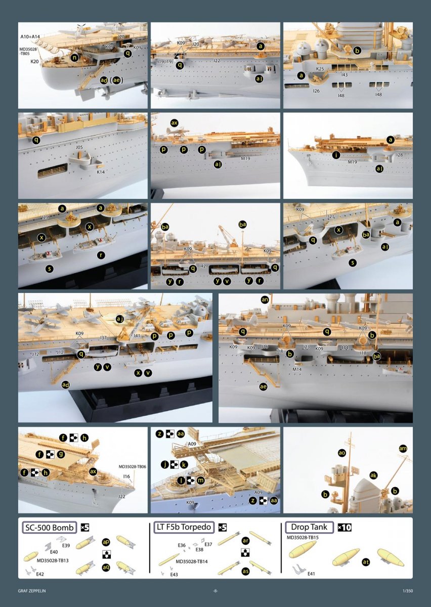 MK1 Design MD-35028 DKM Graf Zeppelin DX 1/350 – Bild 22