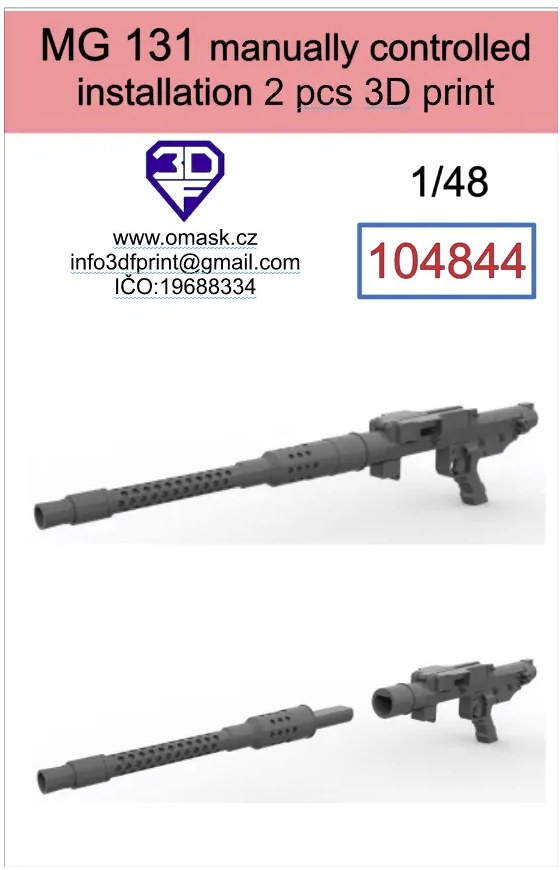 Omask 104844 MG 131 manually controlled installation 1/48