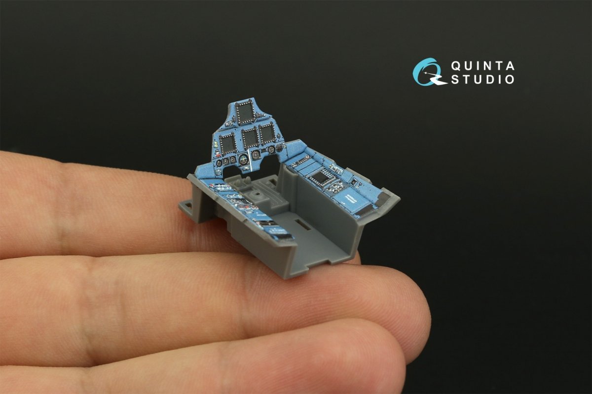 Quinta Studio QDS-48320 Su-30SM 3D-Printed &amp;amp; colored Interior on decal paper (GWH) (Small version) 1/48 – image 10