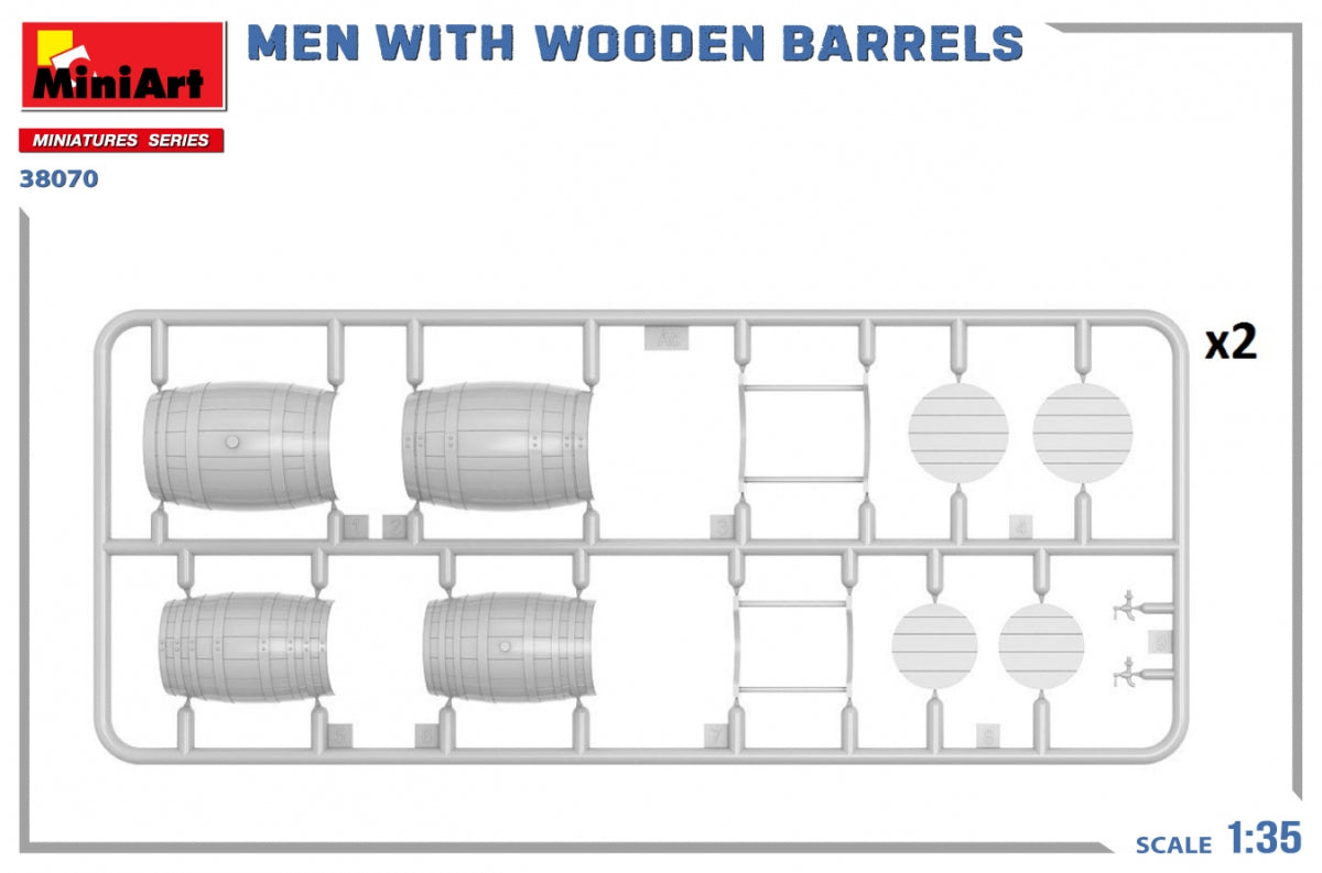 MiniArt 38070 MEN WITH WOODEN BARRELS 1/35 – Bild 6
