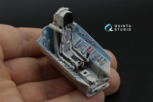 Quinta Studio QD32088 Su-27 3D-Printed &amp;amp; colored Interior on decal paper (Trumpeter) (full version) 1/32 – Bild 3