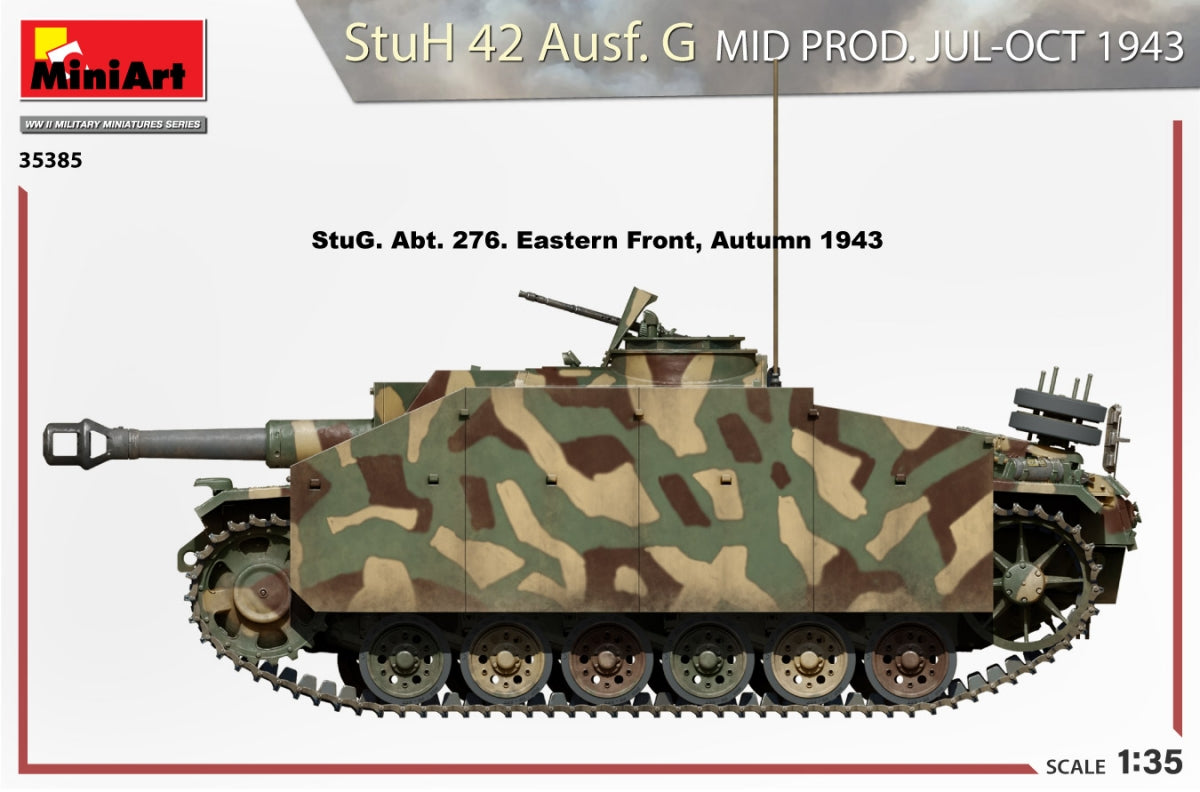 MiniArt 35385 StuH 42 Ausf. G MID PRODUCED BY JUL-OCT 1943 1/35 – immagine 8