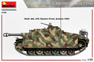 MiniArt 35385 StuH 42 Ausf. G MID PRODUCED BY JUL-OCT 1943 1/35 – immagine 8