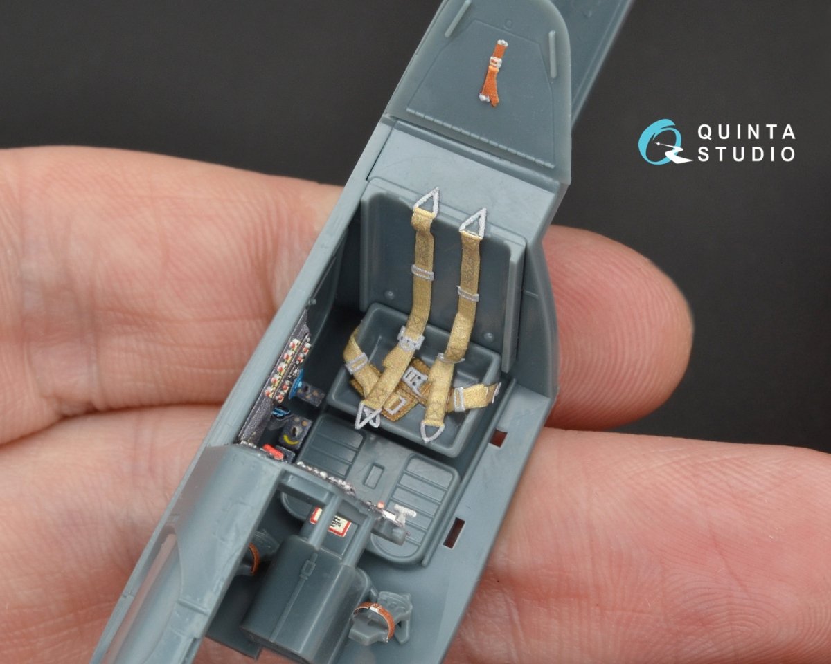 Quinta Studio QD48094 Bf 109G-6 3D-Printed &amp;amp; colored Interior on decal paper (for Eduard kit) 1/48 – image 8