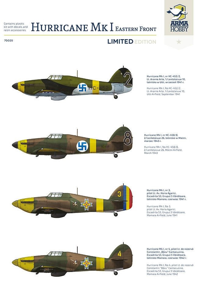 Arma Hobby 70025 Hurricane Mk I Eastern Front - Limited Edition 1/72 – image 2