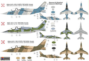 Kovozavody Prostejov KPM0265 Alpha Jet A &amp;quot;Canadian Top Aces&amp;quot; 1/72 – obrázek 2
