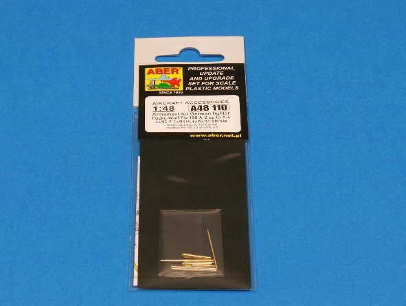 Aber A48 110 Armament for German fighter Fw-190 A2-A6 (1/48) – obrázek 3