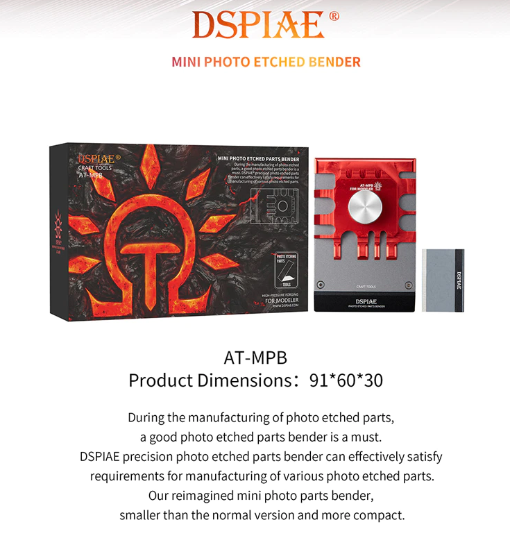 DSPIAE AT-MPB Mini Photo Etched Model Parts Bender