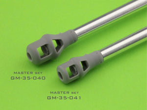Master GM-35-041 PzKpfw VI Tiger I - 88 mm gun barrel KwK36 L/56 - late version of the muzzle brake 1/35 – imagen 11