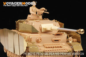 Voyager Model PEA165 WWII German Panzer.IV Ausf.H/J schürzen (For TAMIYA 35209 35181) 1/35 – Bild 6