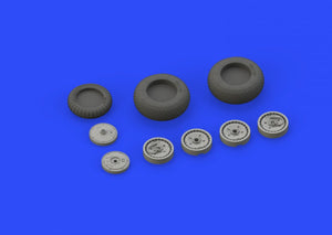 Eduard 632100 Me 262 wheels REVELL 1/32 – obrázek 4