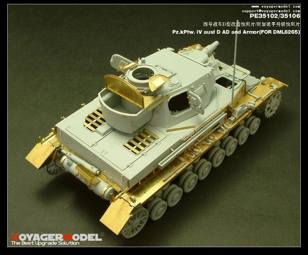 Voyager Model PE35102 Pz.KPfw. IV Ausf D For DRAGON 6265 1/35 – Bild 4