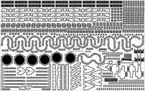 Pontos 35005F1 USS CV-14 Toconderoga 1944 Detail Up Set 1/350 – obrázek 14
