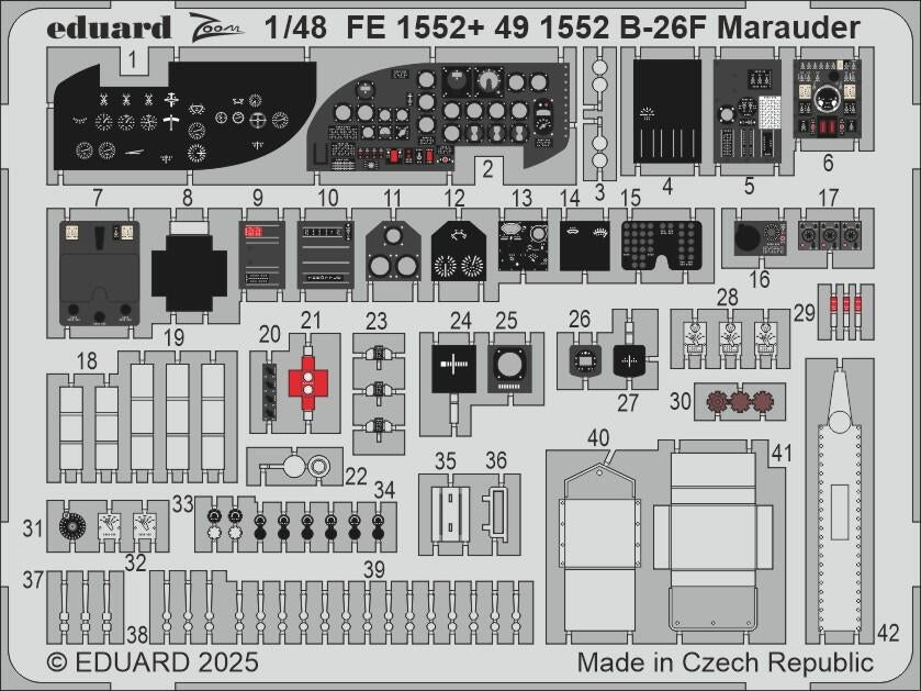 Eduard 491552 B-26F Marauder ICM 1/48
