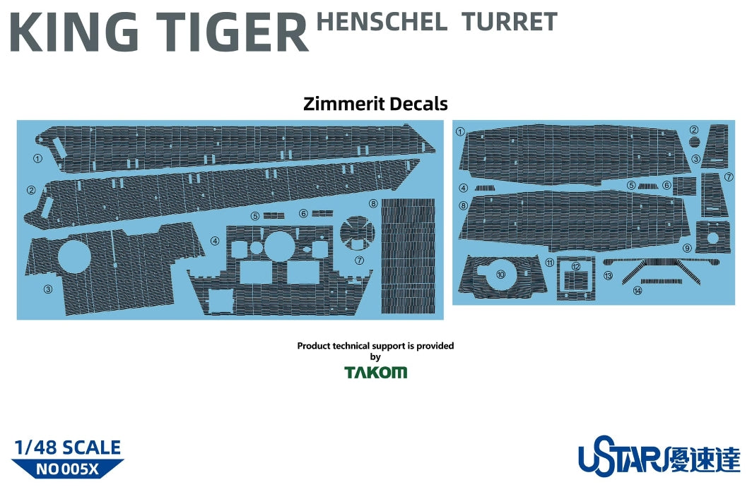 Suyata NO-005 King Tiger Henschel Turret With Full Interior 1/48 – obrázek 5