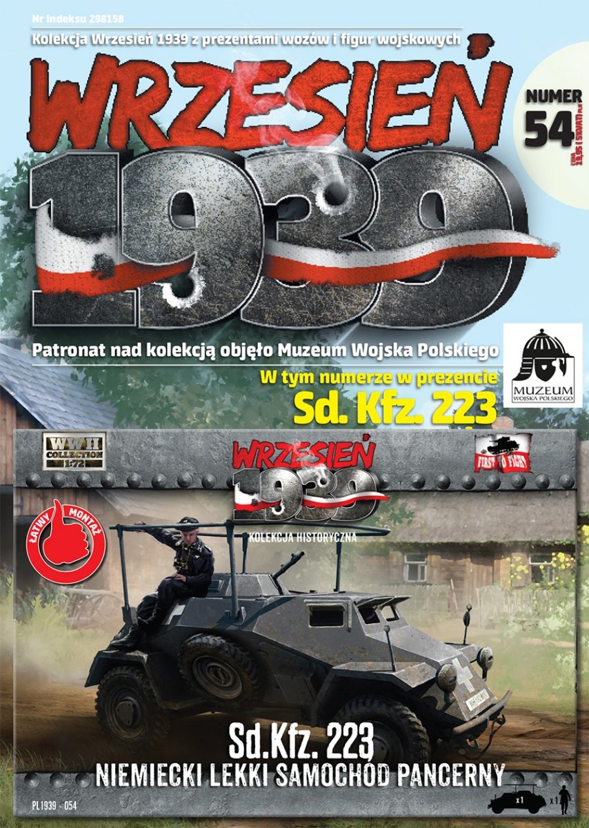 First to Fight PL054 German Light Armored Car Sd.Kfz. 223 (1/72)