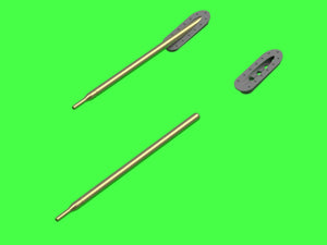 Master AM-48-173 Dassault Super Mystère B2 - Pitot Tubes (with resin mounts) and Angle Of Attack Probes 1/48 – obrázek 4