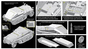 Dragon 6718 Sd.Kfz.252 leichte Gepanzerte Munitionskraftwagen mit Sd.Ah.32/1 Trailer 1/35 – Bild 3