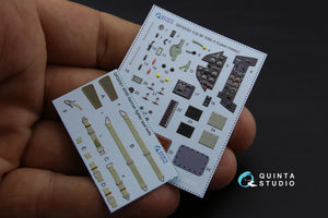 Quinta Studio QD32053 Bf 109E-4 3D-Printed &amp;amp; colored Interior on decal paper (for Cyber-hobby/Dragon kit) 1/32 – Bild 3