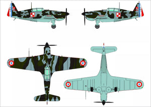 Dora Wings 48031 Morane-Saulnier MS.406C.1 - Battle Of France 1/48 – image 9