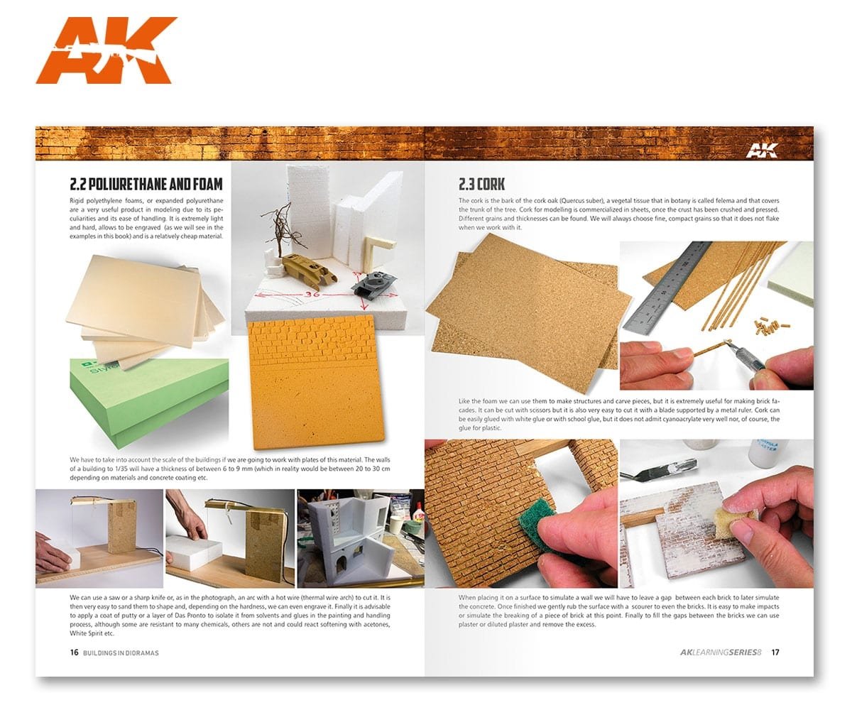 AK Interactive AK256 AK LEARNING 09: THE ULTIMATE GUIDE TO MAKE BUILDINGS IN DIORAMAS (English) – image 7
