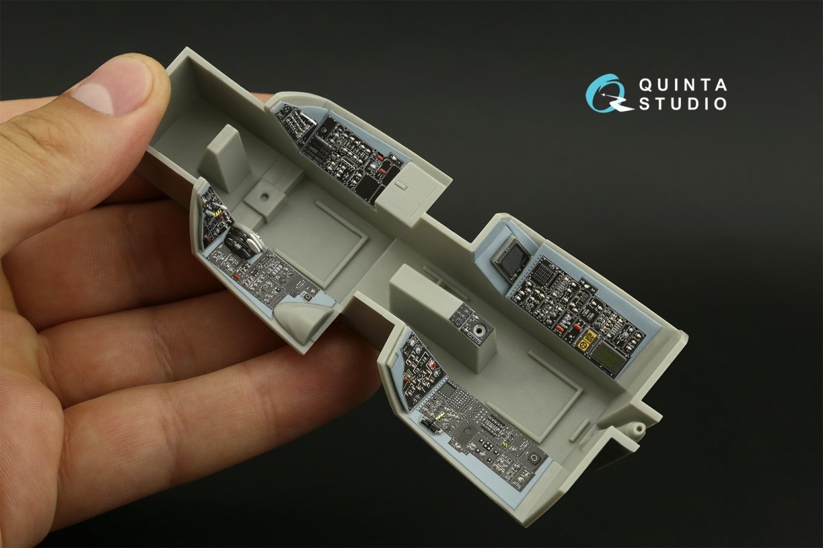 Quinta Studio QDS-32099 F-14B 3D-Printed &amp;amp; colored Interior on decal paper (Trumpeter) (Small version) 1/32 – image 4