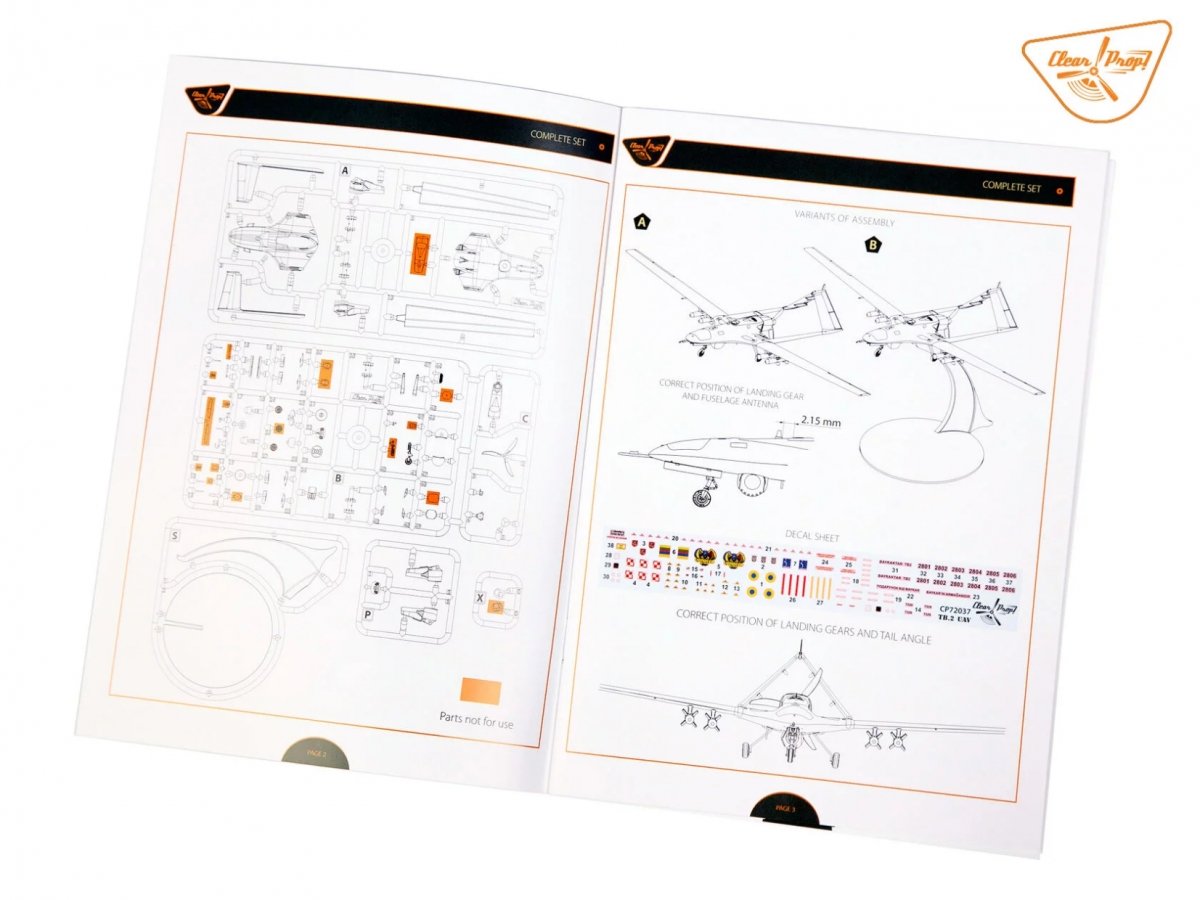 Clear Prop! CP72037 TB.2 UAV en service polonais - Kit de démarrage 1/72 – image 11