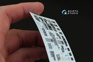 Quinta Studio QD48052 F-15E 3D-Printed &amp;amp; colored Interior on decal paper (for Revell kit) 1/48 – image 5