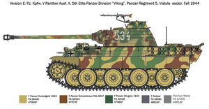 Italeri 7018 Sd.Kfz. 171 Pz.Kpfw. V Panther Ausf. Un 1/72 – image 8