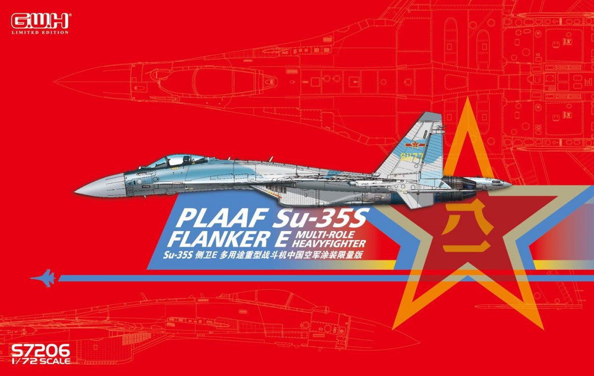 Great Wall Hobby S7206 Flanker E Chinese People&amp;#39;s Liberation Army Air Force 1/72