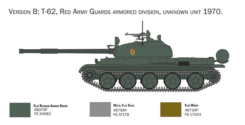 Italeri 7006 T-62 Russian Tank 1/72 – Bild 5