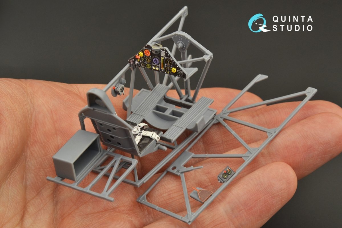 Quinta Studio QD32113 PZL P.11c 3D-Printed &amp;amp; colored Interior on decal paper (IBG model) 1/32 – image 9