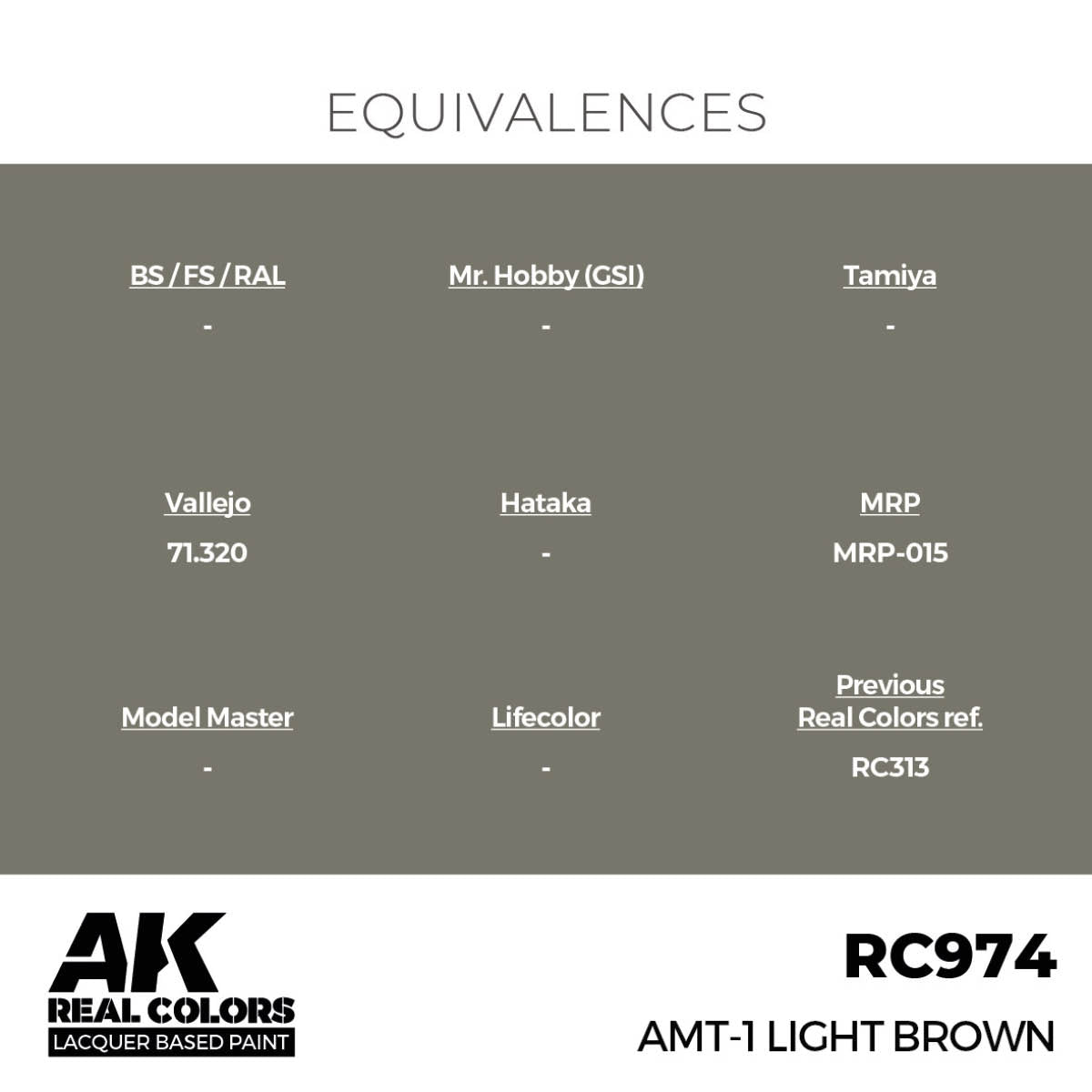 AK Interactive RC974 AMT-1 Light Brown 17 ml – zdjęcie 3