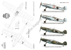 Kagero 7134 Messerchmitt Bf 109 E E-1/E-3/E-4/E-7 models EN/PL – obrázek 3