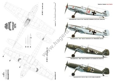 Kagero 7134 Messerchmitt Bf 109 E E-1/E-3/E-4/E-7 models EN/PL – obrázek 3