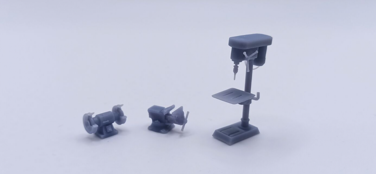 Yamamoto Model Parts YMPGAR7 Grage Set #1 1/24 – zdjęcie 3