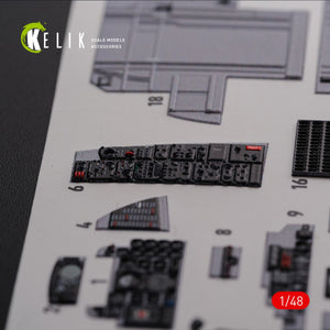 KELIK K48089 F-4J &amp;quot;Phantom II&amp;quot; interior 3D decals for Academy kit 1/48 – obrázek 4