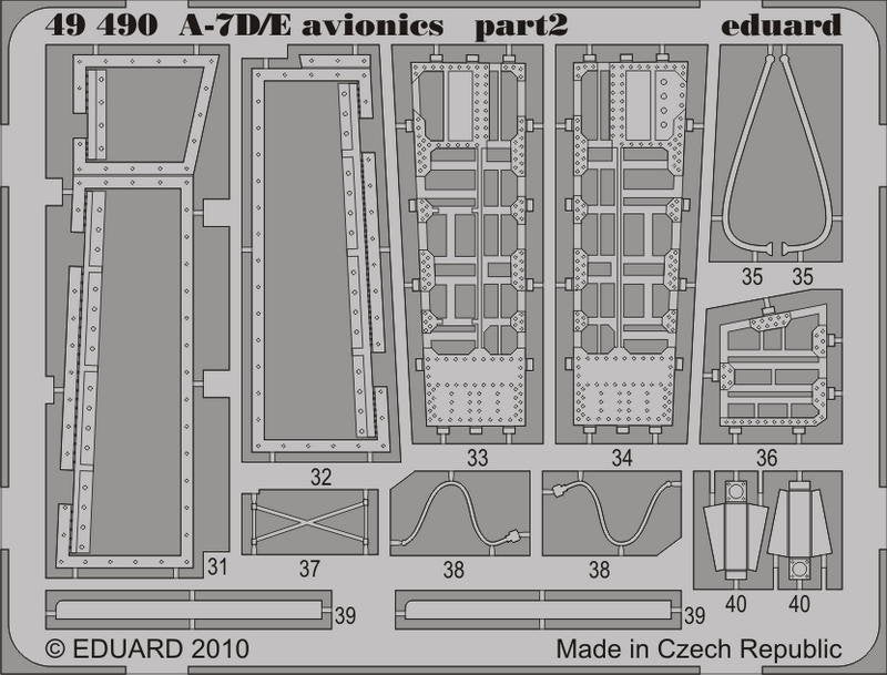 Eduard 49490 A-7D/ E avionics 1/48 Hobby Boss – Bild 2
