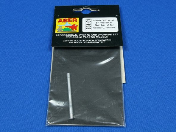 Aber 35L-001 Barrel for Centaur and Cromwell 1 QF, 6 pdr. 57mm Mk.III (1/35) – image 3