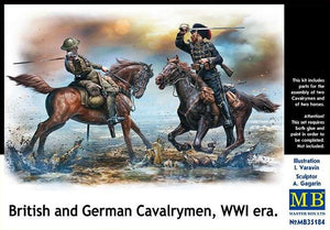 Master Box 35184 British and German Cavalrymen, WWI era
