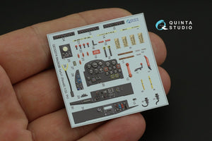 Quinta Studio QD32074 Me 262B1a/U-1 3D-Printed &amp;amp; colored Interior on decal paper (Revell) 1/32 – Bild 9