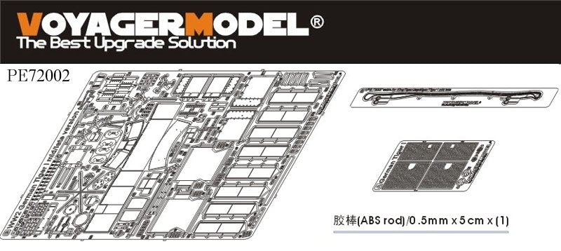 Voyager Model PE72002 WWII German Tiger I Mid/Late Production for DRAGON Kit 1/72