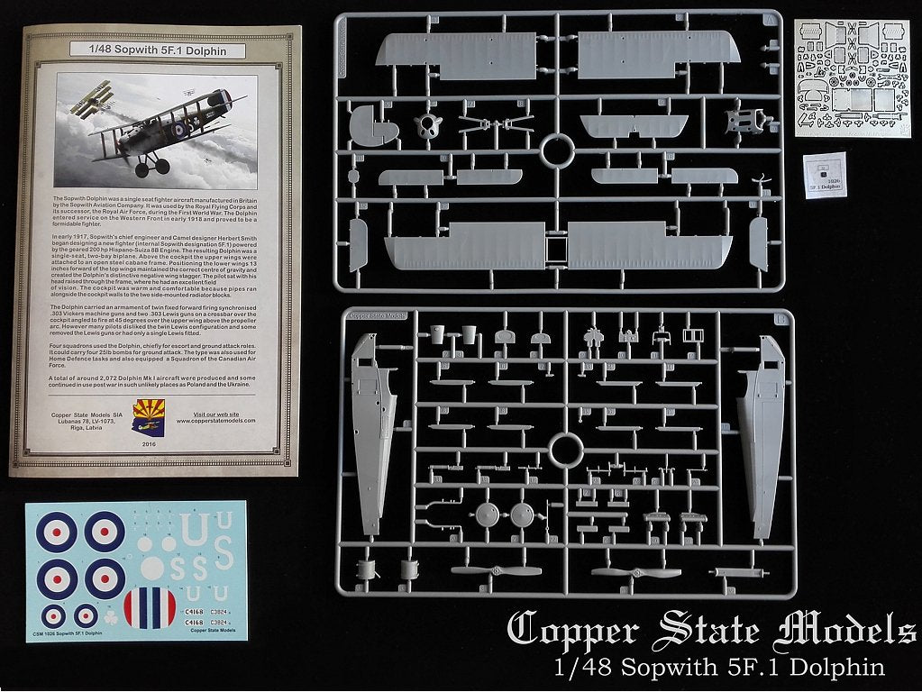 Copper State Models K1026 Sopwith 5F.1 Dolphin 1/48 – Bild 3