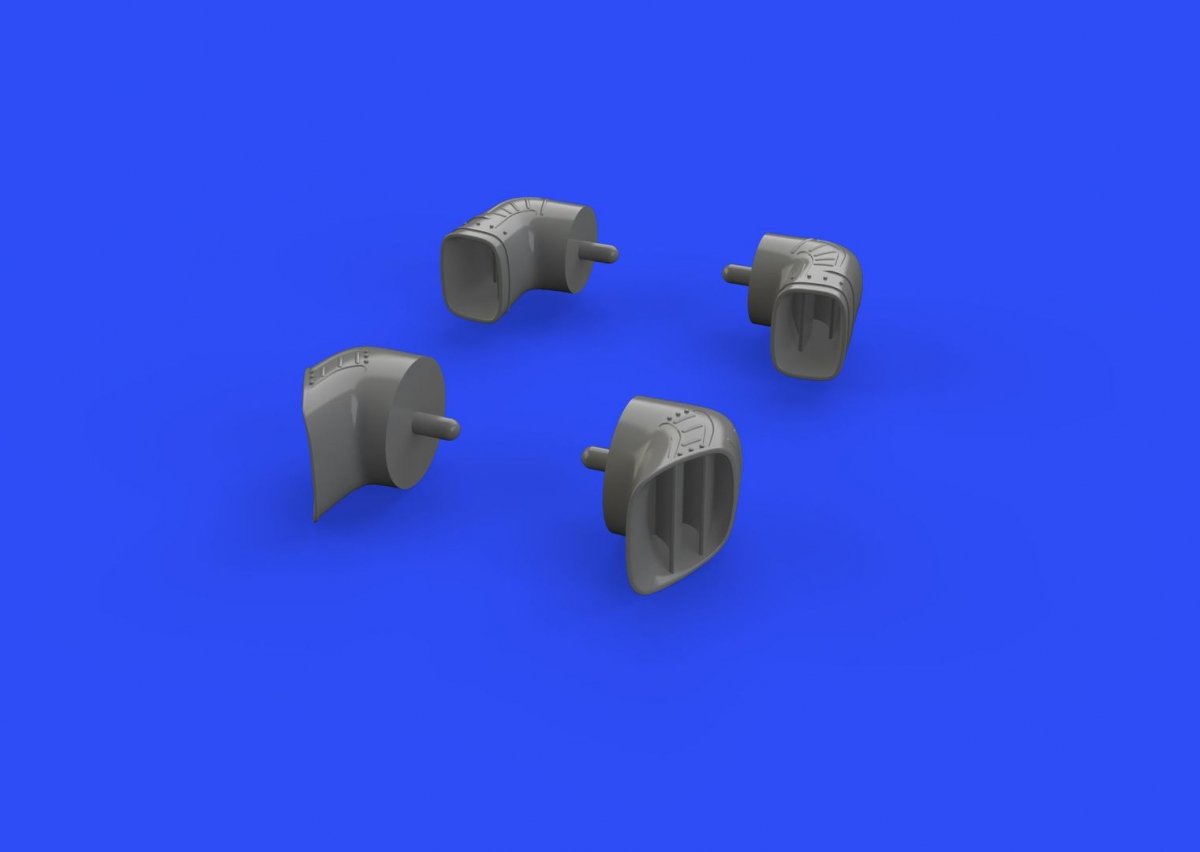 Eduard 648267 Harrier GR Mk.7/9 exhaust nozzles EDUARD, HASEGAWA 1/48