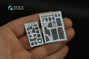 Quinta Studio QDS-48395 F-14A 3D-Printed &amp;amp; colored Interior on decal paper (Hobby Boss) (Small version) 1/48 – image 6