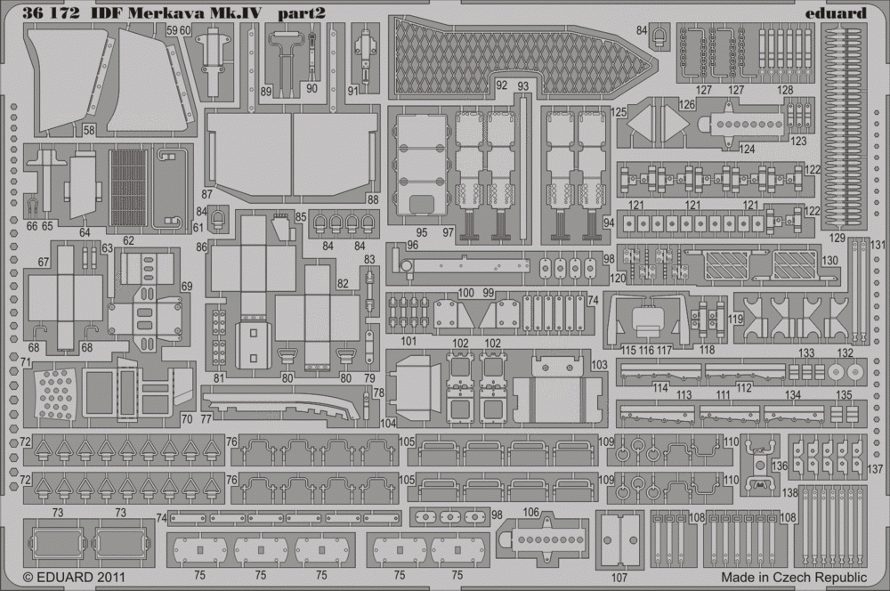 Eduard 36172 IDF Merkava Mk. IV 1/35 Hobby Boss – image 2
