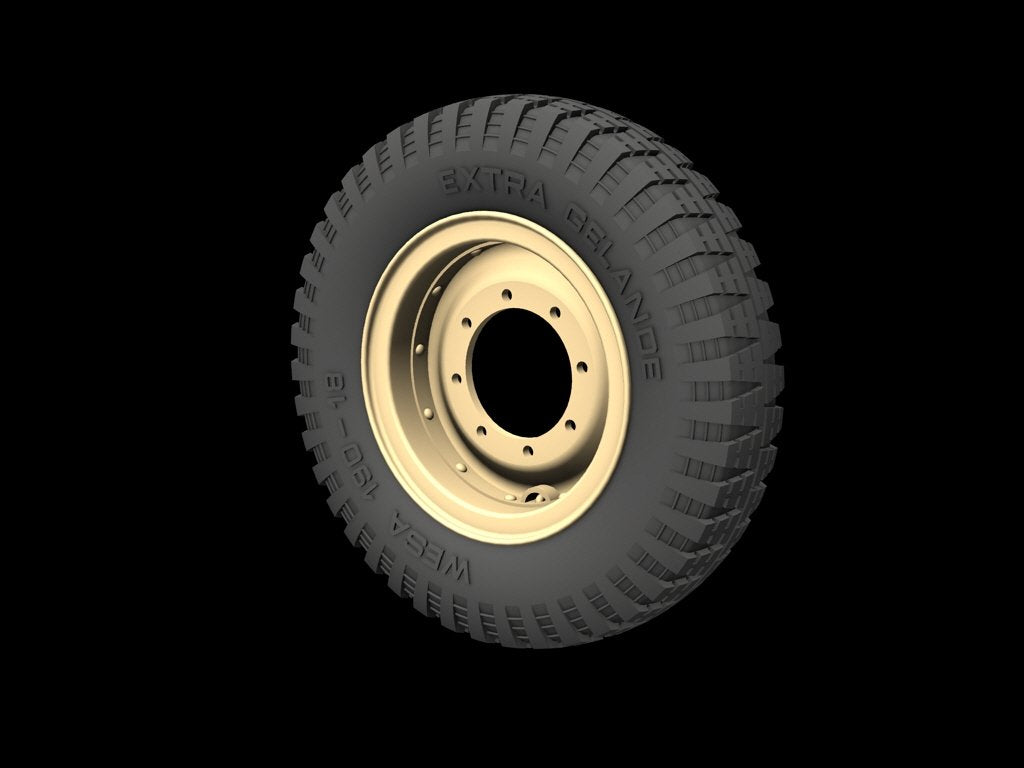 Panzer Art RE35-234 Spare wheels for Sd.Kfz 11&amp;amp;251 (gelande pattern) 1/35