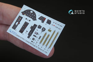 Quinta Studio QD48110 F4U-1 Corsair (Bird cage) 3D-Printed &amp;amp; colored Interior on decal paper (for Tamiya kit) 1/48 – Bild 2